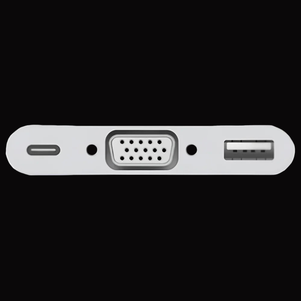 Apple VGA Port Multi-Port Adapter (White)-New